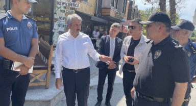 Vali Sezer trafikte incelemelerde bulundu