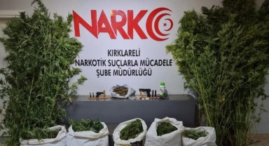 Çiftlikte 103 kilogram esrar ele geçirildi
