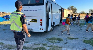 Jandarma’dan okul servisleri denetimi
