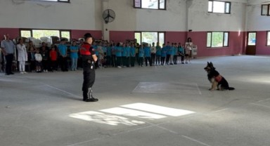 Jandarmadan öğrencilere yönelik bilgilendirme