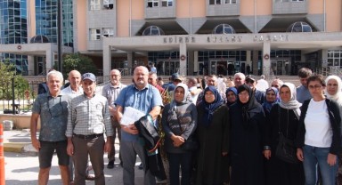 Köy halkı kalker ocağına karşı