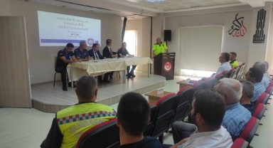 Servis sürücüleri bilgilendirildi