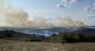 Sınırdaki yangın için Edirne’de önlem alındı