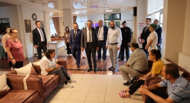 Vali Sezer, Meriç'te ziyaretlerde bulundu