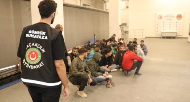 İpsala ‘da bir tırda 60 kaçak göçmen yakalandı