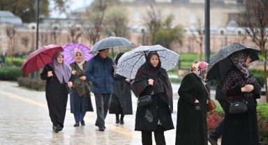 Edirne sağanağa teslim oldu