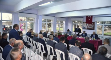 Vali Sezer, Meriçli muhtarlarla bir araya geldi