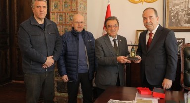Başkan Gürkan’a “EDİRNE-1” hediyesi