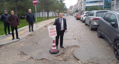 İpçi’den “Recep Gürkan Çukuru” protestosu