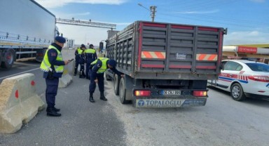 Jandarmadan kış lastiği denetimi