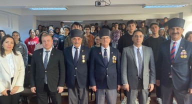 Kahraman gazilerimiz, öğrencilerle buluştu