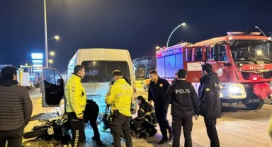 Trafik kazasında motosikletli yaralandı