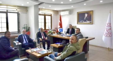 Arpacı'nın eğitim sendikaları ziyareti