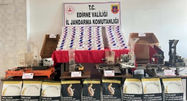 Bir evde 18 bin 440 tütün dolu makaron