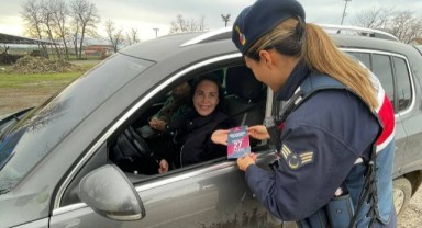 Jandarma kadına şiddetle mücadelede