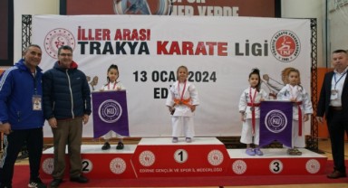 Trakya Karate Liginde Bulgaristan’dan 36 sporcu