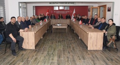 Helvacıoğlu’ndan MHP İlçe Başkanlığı’na ziyaret