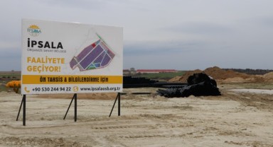 İpsala OSB'de altyapı çalışmalarında son düzlük
