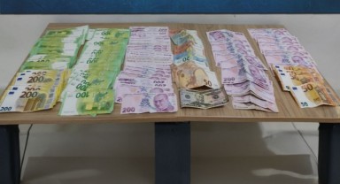 Kaçakçının üzerinden 18 bin avro çıktı