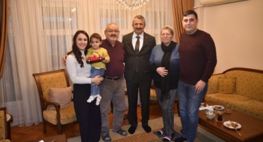 Sezer, şehit Şimşek'in ailesini ziyaret etti
