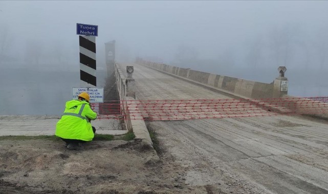 Tunca Köprüsü trafiğe kapanıyor