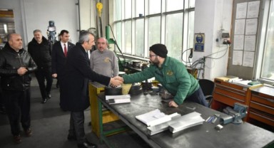 Vali Sezer, OSB'de incelemede bulundu