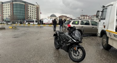 Motor kazasında 1 yaralı