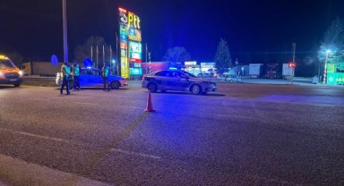Motosiklet kazası kameralara yakalandı