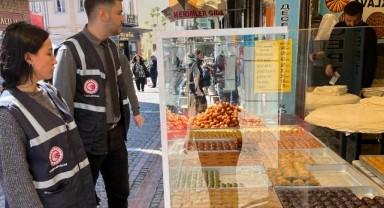Bayram öncesi tatlıcılara denetleme