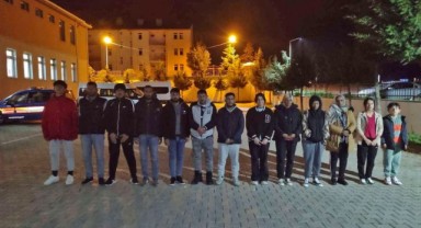 Edirne'de 13 düzensiz göçmen yakalandı