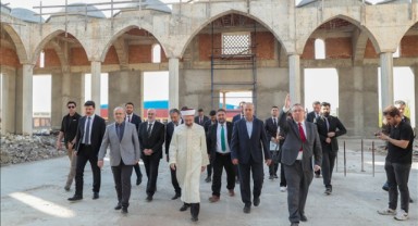 Erbaş, Trakya Üniversitesi Camii inşaatını inceledi