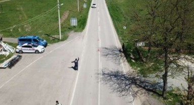 Jandarmadan İHA ile denetim