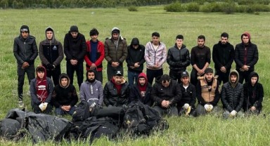 21 kişilik göçmen operasyonu