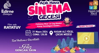 Belediyeden açık hava sinema gecesi