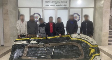 Edirne'de 6 düzensiz göçmen yakalandı
