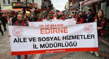 Edirne’de ‘Engel’siz yürüyüş
