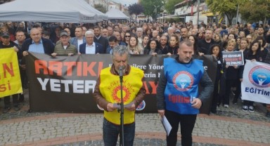Edirne’de öğretmenlerden eylem