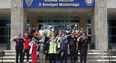 Özel çocuklar temsili polis oldu