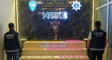 Sınırda 50 bin uyuşturucu hap
