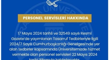 TÜ’den ilk tasarruf