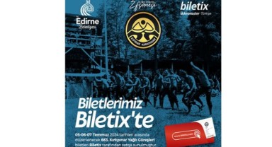 663. Tarihi Kırkpınar Yağlı Güreşleri biletleri satışta