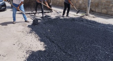 Asfalt değil mağduriyet çalışması!