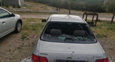 Dolu yağışı etkili oldu