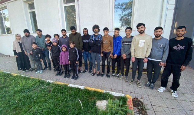 Edirne'de 36 düzensiz göçmen yakalandı