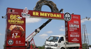 Edirne Kırkpınar Yağlı Güreşleri'ne hazır