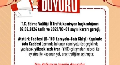 Kapıkule yolu trafiğe açıldı