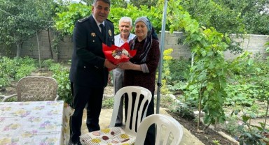 Karaburun, şehit ailelerini unutmadı