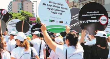 Uyuşturucuyla mücadele gününe dikkat çekildi