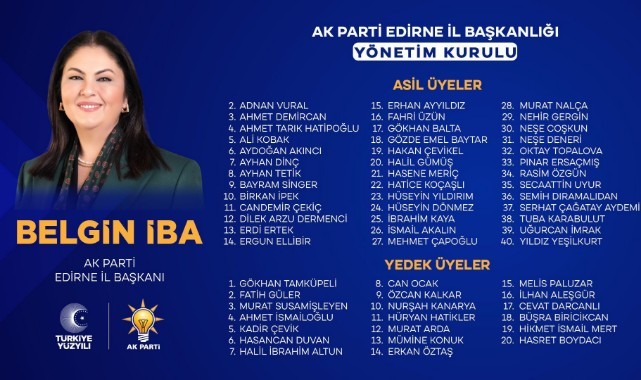 AK Parti’de yeni yönetim belirlendi