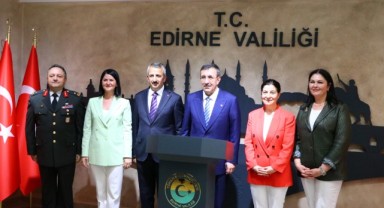 Cumhurbaşkanı Yardımcısından Edirne Valiliğine ziyaret